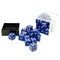 Dice Set 36 pcs. D6 Blue with Sharp Corners 12 mm - photo 25612