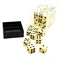 Dice Set 36 pcs. D6 Bone with Sharp Corners 12 mm - photo 25616