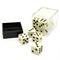 Dice D6 16 mm 12pcs in Plastic Box. Beige with Sharp Corners - photo 25634