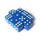 Dice D6 12 mm 10pcs. Blue - photo 25736