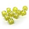 Dice D6 12 mm 10pcs. Yellow Transparent - photo 25741