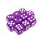 Dice D6 12 mm 10pcs. Purple Transparent - photo 25744