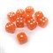 Dice D6 12 mm 10pcs. Orange Transparent - photo 25753