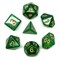 7-Piece RPG Dice Set — Green Nebula - photo 25771