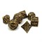 7-Piece Metal RPG Dice Set — Deep Bronze - photo 25777