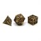 7-Piece Metal RPG Dice Set — Deep Bronze - photo 25779