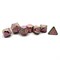 7-Piece Metal RPG Dice Set — Pink Stained Glass - photo 25786
