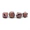 7-Piece Metal RPG Dice Set — Pink Stained Glass - photo 25788