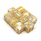 Dice Set D6 Marbled White Pearlescent 16 mm with Square Corners (10 pcs.) - photo 25806