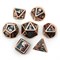 7-Piece Metal RPG Dice Set — Jolly Roger - photo 25807