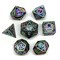 7-Piece Metal RPG Dice Set — Tempered Gears - photo 25811
