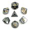 7-Piece RPG Dice Set — Grey Marbled - photo 25816