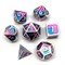 7-Piece Metal RPG Dice Set — Silver Ray - photo 25823