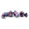 7-Piece Metal RPG Dice Set — Silver Ray - photo 25824