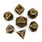 7-Piece Metal RPG Dice Set — Bronze Gears - photo 25825