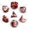 7-Piece RPG Dice Set — Pink Marbled - photo 25829