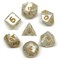 7-Piece RPG Dice Set — White Agate - photo 25835