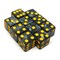 Dice Set D6 Marbled Black 16 mm with Square Corners (10 pcs.) - photo 25838