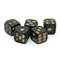 Dice Set 5 pcs. D6 Skull 16 mm - photo 25846