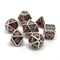 7-Piece Metal RPG Dice Set — Red Gears - photo 25854