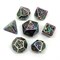 7-Piece Metal RPG Dice Set — Tempered Stained Glass - photo 25855