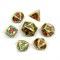 7-Piece Metal RPG Dice Set — Spring Stained Glass - photo 25857