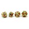 7-Piece Metal RPG Dice Set — Spring Stained Glass - photo 25858