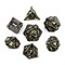 7-Piece Metal RPG Dice Set — Black Dragon - photo 25881