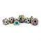 7-Piece Metal RPG Dice Set — Neon Metal - photo 25888
