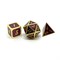 7-Piece Metal RPG Dice Set — Rich Burgundy - photo 25900