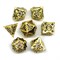 7-Piece Metal RPG Dice Set — Black Baroque - photo 25907