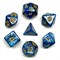 7-Piece RPG Dice Set — Blue Marbled - photo 25917