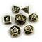 7-Piece Metal RPG Dice Set — Noble Black - photo 25933