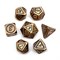 7-Piece Metal RPG Dice Set — Bronze - photo 25936