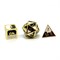 7-Piece Metal RPG Dice Set — White Granite - photo 25947