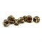 7-Piece Metal RPG Dice Set — Burgundy Stained Glass - photo 25949