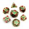 7-Piece Metal RPG Dice Set — Green Jasper - photo 25952