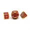 7-Piece Metal RPG Dice Set — Red Stained Glass - photo 25959