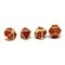 7-Piece Metal RPG Dice Set — Red Stained Glass - photo 25960