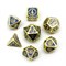 7-Piece Metal RPG Dice Set — Blue Gears - photo 25962