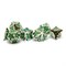 7-Piece Metal RPG Dice Set — Silver Malachite - photo 25970