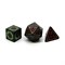 7-Piece Metal RPG Dice Set — Black Steel - photo 25979