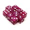 Dice Set D6 Marbled Pink 16 mm with Square Corners (10 pcs.) - photo 25982