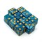 Dice Set D6 Marbled Turquoise Horizon 16 mm with Square Corners (10 pcs.) - photo 25983