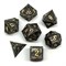 7-Piece Metal RPG Dice Set — Dragon Black - photo 25984