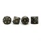 7-Piece Metal RPG Dice Set — Dragon Black - photo 25987