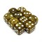 Dice Set D6 Pearlescent Mine Gold 16 mm with Rounded Corners (10 pcs.) - photo 25996