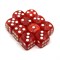 Dice Set D6 Pearlescent Red Dragon 16 mm with Rounded Corners (10 pcs.) - photo 25999