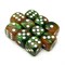 Dice Set D6 Pearlescent Earth Tremor 16 mm with Rounded Corners (10 pcs.) - photo 26169
