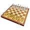 Gift Chess Set 39×39 cm "Blitz Silver/Gold" with Weighted Pieces / Board Game - photo 28464
